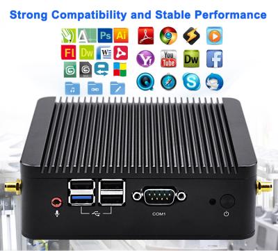 China Kansung Barebone 2* Ultra Slim Ethernet Itx Nano J1900 Ubuntu Linux Mini Pc Computer for sale