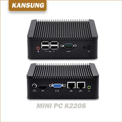 China Mini PC Aluminum Core i5 Processor, Up to 2.6 GHz Dual LAN Mini PC 1 Serial Port Mini Desktop Computer Linux for sale