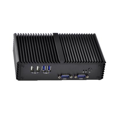 China Fanless System Barebone Intel HD Graphics VGA RS-232 1 Game RS-485 Fanless Industrial Computer Mini Pc Barebone System for sale