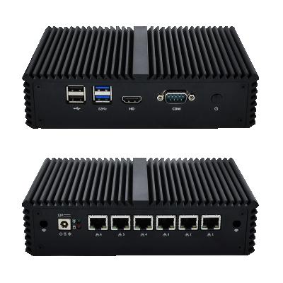 China Network Devices 6 Lan Firewall Router Server Industrial Celeron Micro I3 I5 I7 AES-NI Mini Pc Computer Fanless Core for sale