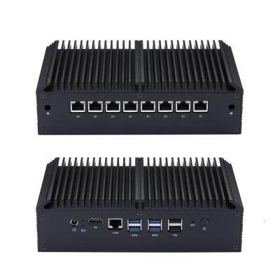 China Kansung Core i3 8130U Barebone Mini Desktop PC With 8 Gigabit NIC AES-NI Fanless Computer K838GE-S10 Surppots Windows10 for sale