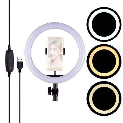 China 10inch LED Ring Light With Tripod Photographic Ring Lamp Video Selfie Ring light for YouTube live 1 for sale