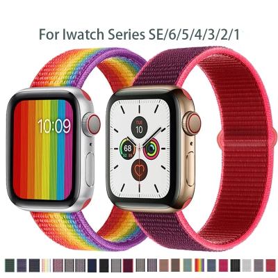 China Nylon Fabric Sports Strap 38MM 42MM For Apple Watch 6/5/4/3/2/1 for sale