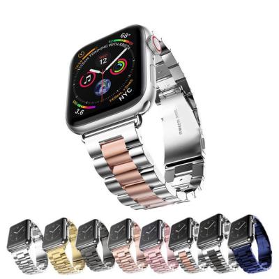 China Stainless Steel Stainless Steel Strap Strap Band For Apple Watch 4 3 2 1 38/40mm 42/44mm Watch Band Replacement For Iwatch 4 3 2 1 for sale