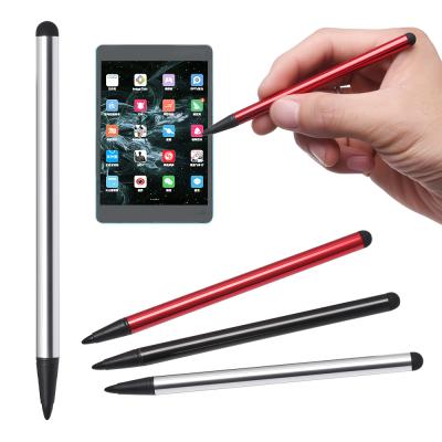 China 2in1 Mobile Phone Double-end Tablets Screen Writing Pens Electronics Capacitive Pen Tablet Phone Universal Stylus For Samsung for sale