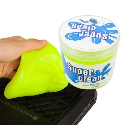 China Eco-Friendly Gel Keyboard Car Dust Cleaning Car Inside Sealant Multi-Purpose Magic Cleaning Gel For Car for sale