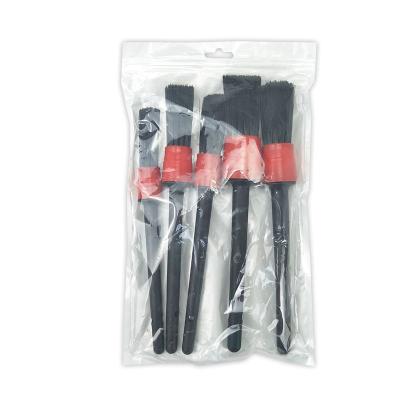 China Eco-Friendly Detailing Brush 5 Pack Brush For Auto Detailing Auto Detailing Brush Kit For Cleaning Wheels for sale