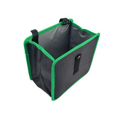 China Premium Waterproof Car Trash Bin Car Foldable Hanging Universal Trash Bin For Car for sale