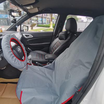 China Durable Waterproof Nonwoven Water Proof Car Seatcover Uinversal Disposable Seat Covers Bus Car Front Seat And Back Seat Cover Chair for sale