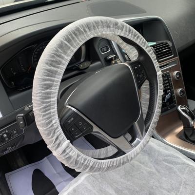 China Luxury Nonwoven Steering Wheel Cover Disposable Steering Wheel Cover for sale