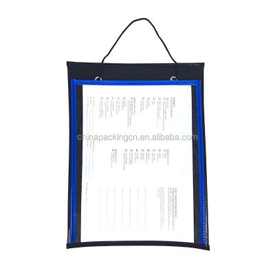 China Safety Repair Order Holders With Handles Repair Order Jackets Work Order Bag for sale