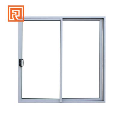 China New Design Fire Sliding Rated Double Glazed Aluminum Sliding Window for sale