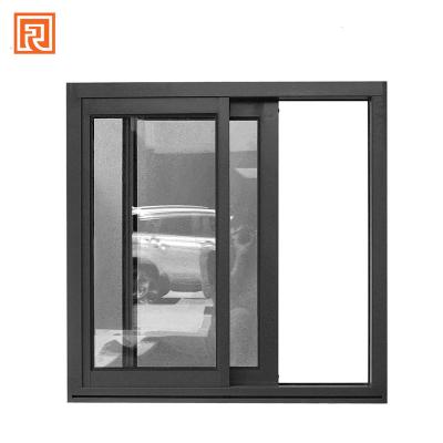 China Sliding Glass Low-E Thermal Break Aluminum Sliding Window for sale