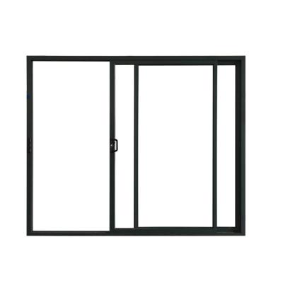 China Modern Thermal Broken Triple Glass Sliding Door With Steel Bug Screen for sale