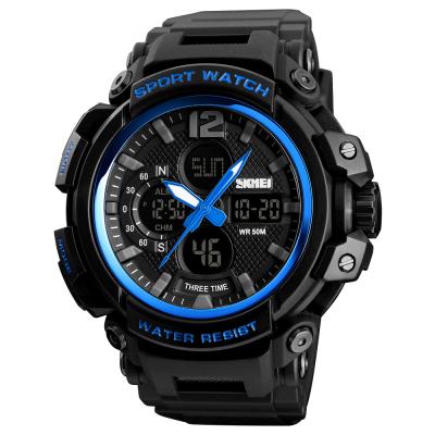 China SKMEI 1343 Hot Sale Fashion Big Fashion Sport Watches Waterproof Digital Wristwatch For Men for sale