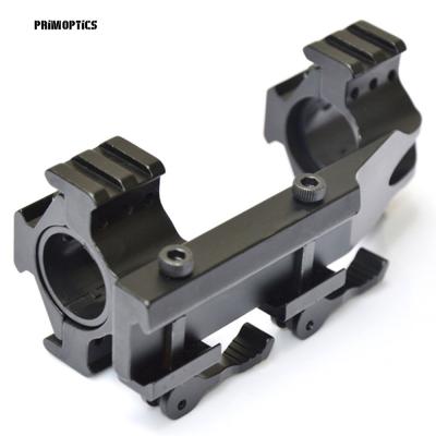 China Tactical Primoptics 30mm/25.4mm Ring Mount Picatinny Weaver Dual Ring Quick Release Cantilever Mounting Rail Scope SM011 SM0011 for sale