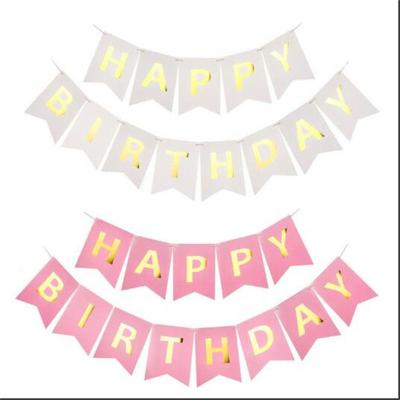 China 100% brand new and high quality. Multi Photo Booth Decorations Birthday Party Baby Shower Banner Happy Birthday Themes Happy Birthday Bunting Garland Flags for sale