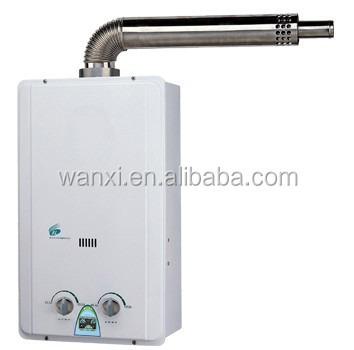 China Balanced Stainless Steel Exhaust Gas Water Heater With Double Pipe for sale