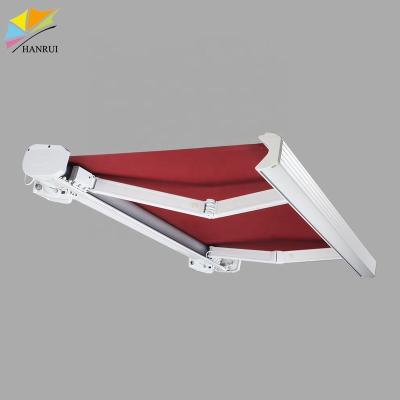 China Motorized Retractable Tent Full Cassette Outdoor Anti-UV Sun Shade Acrylic Fabric LED for sale