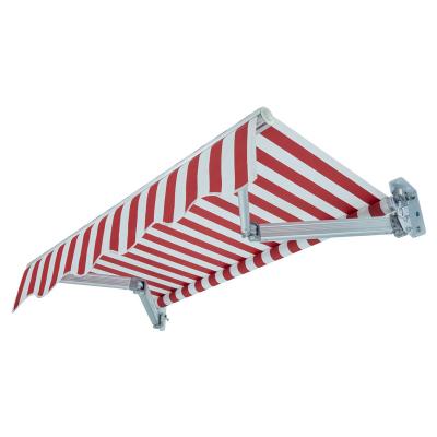 China Anti-UV Garden Manual Retractable Outdoor Awning Canopy Cover Patio Shop Cafe Cover Window Deck Shade Sun Rainproof Shelter for sale