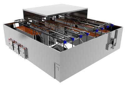 China Máquina multi continua de Proofer del pan del paso de la fermentación de la pasta en venta