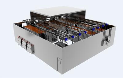 China Máquina industrial de la fabricación de la panadería del cruasán del reparador de averías de la barra del empuje en venta