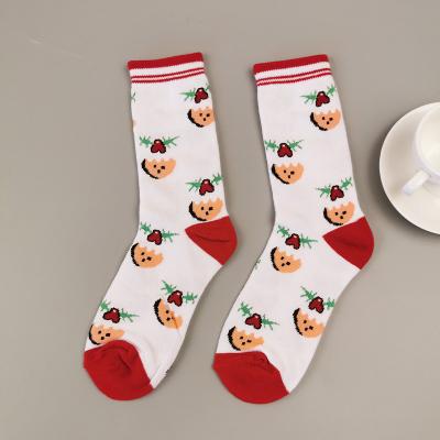 China Custom Made Winter QUICK DRY All Day Christmas Onesie Women Unisex Holiday Socks for sale