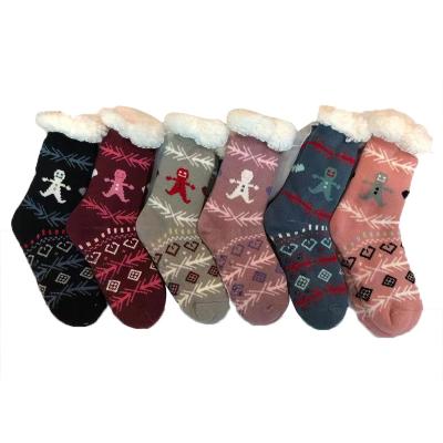 China CMAX Christmas Socks Christmas Tree Decorations Santa Socks Christmas Gifts Floor Socks Anti-Slip Neutral for sale