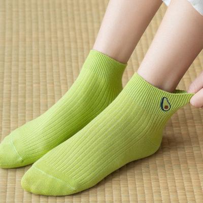 China New arrival QUICK DRY design custom logo sports socks ladies latest stylish embroidery socks for sale