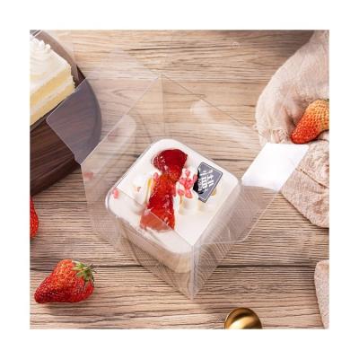 China High Quality Recycled Materials Noise Protector Hand Food Packaging Display Boxes PVC Apple Clear Plastic Box for sale