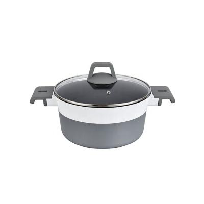 China DTK New Product Stocked Kitchen Utilize Removable Handles Cooking Buffet Thermos Soup Pot for sale