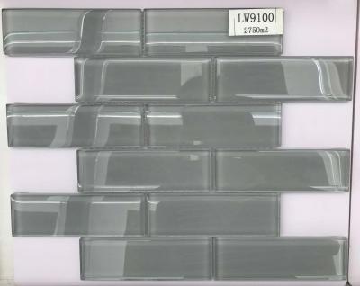 China CLASSIC cheap price good quality subway tile stock clerance crystal glass mosaic tile for sale