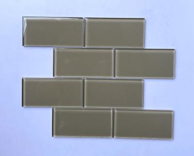 China CLASSIC cheap price good quality subway tile stock clerance crystal glass mosaic tile for sale