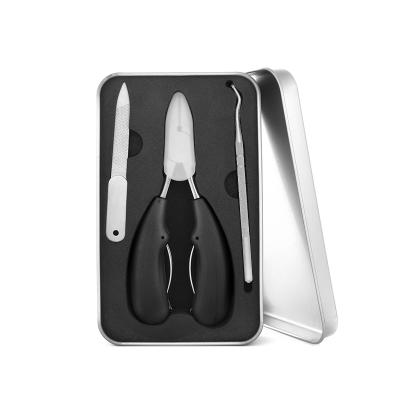 China Olecranon Nail Clipper ABS Handle Custom Thick Big Toe Stainless Steel Nail Clipper Endogenous Professional Classic Nail Cutters for sale