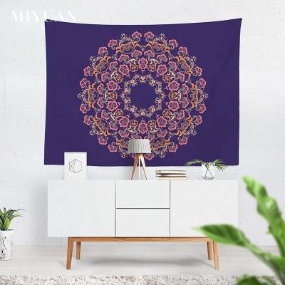 China Indian Mandala Tapestry Wall Hanging Sandy Indian Print Bohemian Tapestries Beach Blanket Throw Blanket Camping Tent Mattress Custom Modern Travel for sale