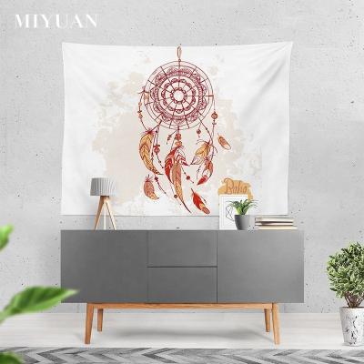 China Modern Customized Hand Drawn Dreamcatcher Fabric Wall Hanging Background Decorative Hanging Tapestry Customized by Digital Printing for sale