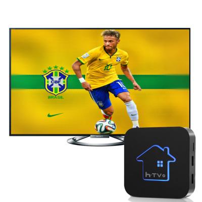 China Factory wholesale high quality iptv quad core video brazil smart iptv set top box updated hardware and software USB 2.0/3.0 for sale