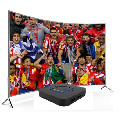 China Full HD TV HTV5/7 factory hot selling best selling TV subscription set top box iptv smarters online support 2.4GHz/5GHz WiFi 4K UHD Bluetooth4.2 for sale