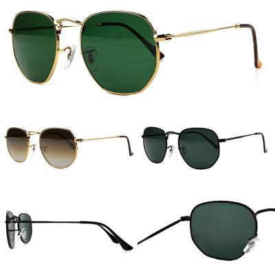 China Fashion Sunglasses Luxury Glass lens Sunglasses 3548  Brand Designer Sun glasses Custom logo Men Women Alloy Frame Fashion Shade for sale