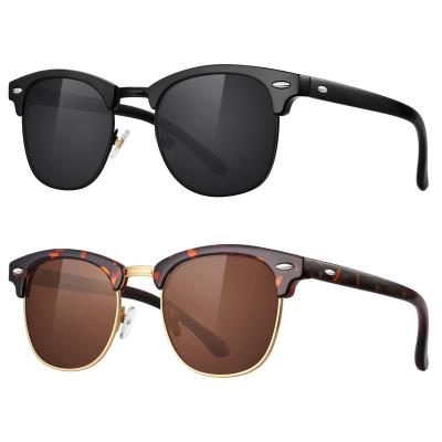 China Sports Sunglasses Brand Designer  Sunglasses  Polarized 3016 Men Women Custom logo Half Frame  Sun Glasses  UV400 Vintage Fishing Driving Glasses for sale