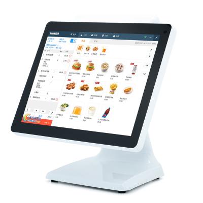 China 15 inch capacitive touch all in one machine restaurant cashier pos touch screen monitor DDR3 2G/4G/8G (optional) for sale