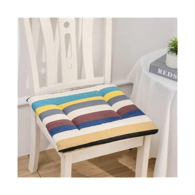 China Anti-Static Square Stripe Garden Sofa Seat Pad Outdoor /Indoor Chair Cushion for sale