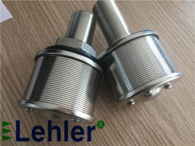 China Wasser-Filter-Düse der Längen-90mm, Edelstahl-Düse mit einheitlichen Schlitzen zu verkaufen