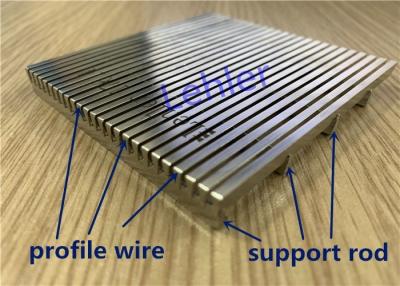 China SS316L-Keil-Draht-Schirm täfelt den hoch- Präzisions-Schlitz, der 2.0*3.0mm öffnet zu verkaufen