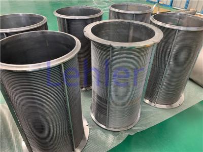 China Waste Water Treatment Wedge Wire Screens 200 Micron Slot 360 X 660mm for sale