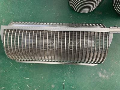 China 255mm 316L Spindelpresse-Trennzeichen-Schirme Schlitz-1mm zu verkaufen