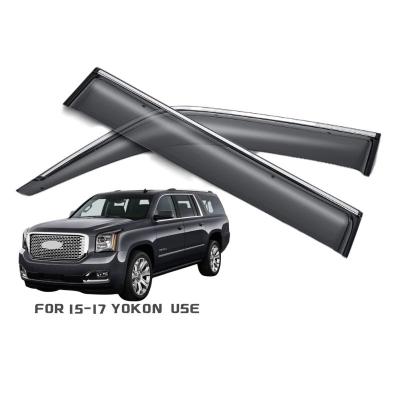 China Custom Decoration Factory Sale Price Injection Door Window Shade Guard / Sunshade For GMC 2015+ YUKON XL Use for sale