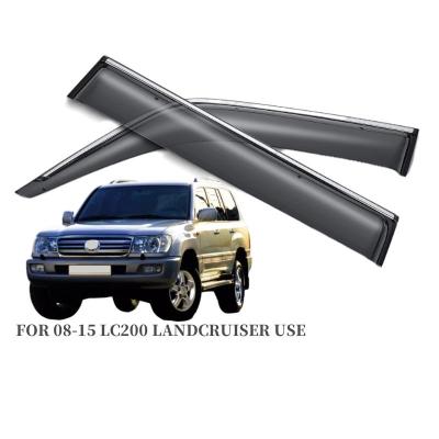 China Custom decoration factory sale price injection door window guard/sunshade for toyota use 2008-2015 LC200 FJ200 LANFCRUISER for sale