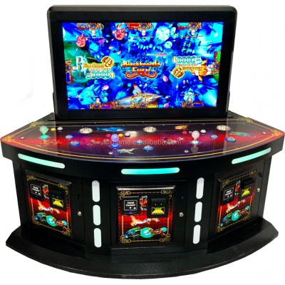 China Metal + Acrylic / Customize Hot Selling 3 Players Machine Fish Table Game Ocean King 3 Plus Poseidon Kingdom for sale