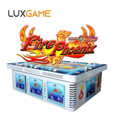 China Metal + Acrylic / Customize Hot Sale 4 Players Product Fish Game Machine Ocean King 3 Plus Fire Phoenix for sale